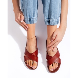 Hnědé dámské žabky Sergio Leone hnědý 1 Hnědé dámské žabky Sergio Leone hnědý 1