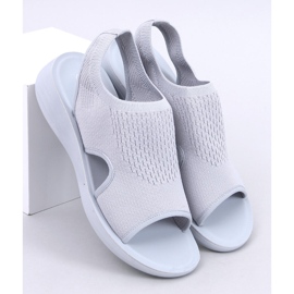 Měkké prolamované sandály Aldos Grey šedá 1