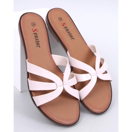 Jemné dámské pantofle značky Fabrices Beige béžový 1