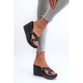 Dámské žabky na klínku 83520 Ipanema High Fashion Slide Fem Black černá 6
