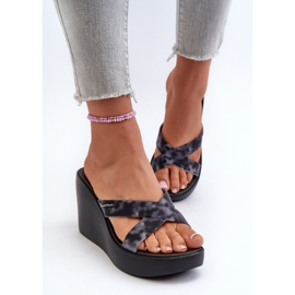 Dámské žabky na klínku 83520 Ipanema High Fashion Slide Fem Black černá 7