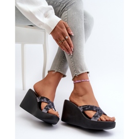 Dámské žabky na klínku 83520 Ipanema High Fashion Slide Fem Black černá 10