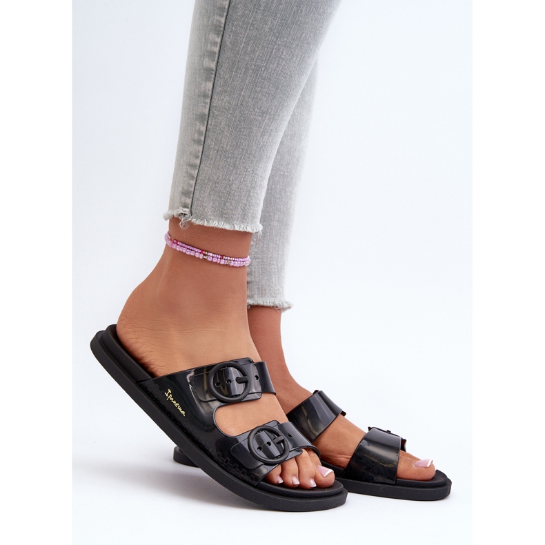 Dámské žabky s přezkami 83530 Ipanema Follow Fem Black černý 2