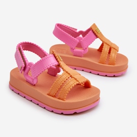 Dětské vonné sandály na suchý zip ZAXY LL385026 Orange pomerančový 1