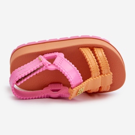 Dětské vonné sandály na suchý zip ZAXY LL385026 Orange pomerančový 2