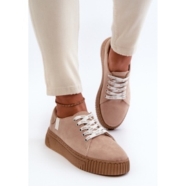 Dámské tenisky Memory Foam System Big Star NN276002 Tmavě béžová béžový 1 Dámské tenisky Memory Foam System Big Star NN276002 Tmavě béžová béžový 1