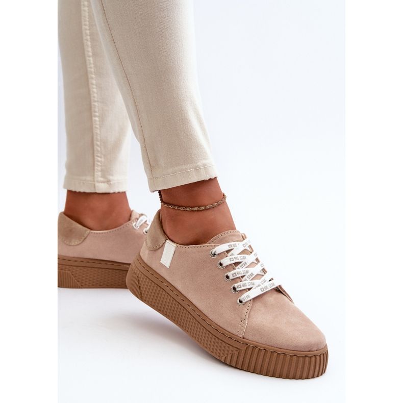 Dámské tenisky Memory Foam System Big Star NN276002 Tmavě béžová béžový 2 Dámské tenisky Memory Foam System Big Star NN276002 Tmavě béžová béžový 2