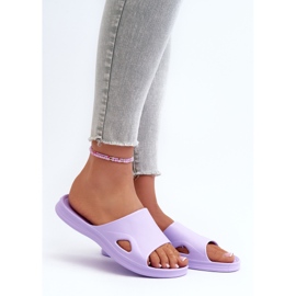 Klasické dámské pantofle Purple Juniria fialová 1