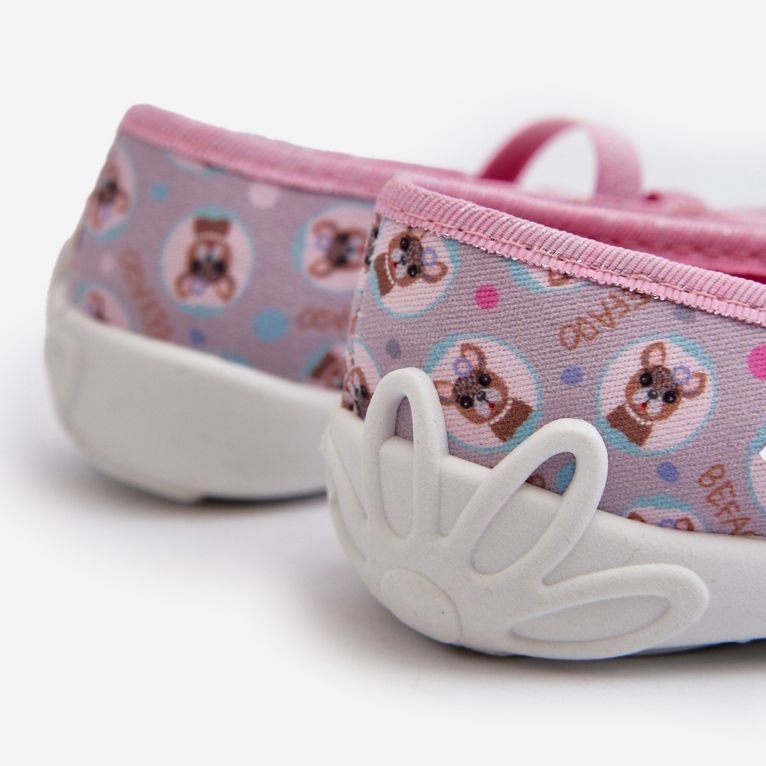 Pantofle Befado 116Y325 Pink Ballerina růžový 2