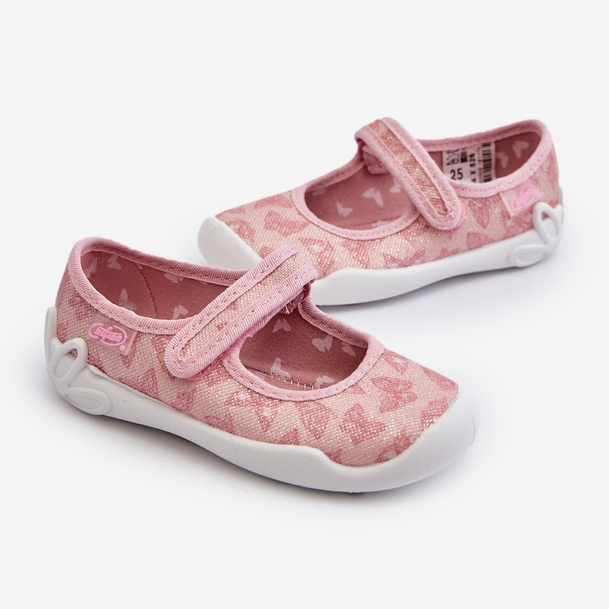 Dětské pantofle Befado Butterfly Ballerina 114X526 Pink růžový 2