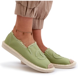Klasické dámské espadrilky Green Flaure zelená 10