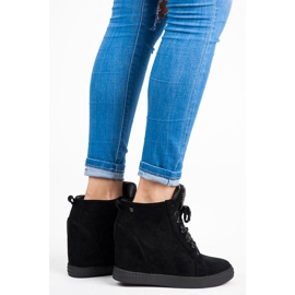 Vices New Collection Tenisky převázané mašlí černý 2