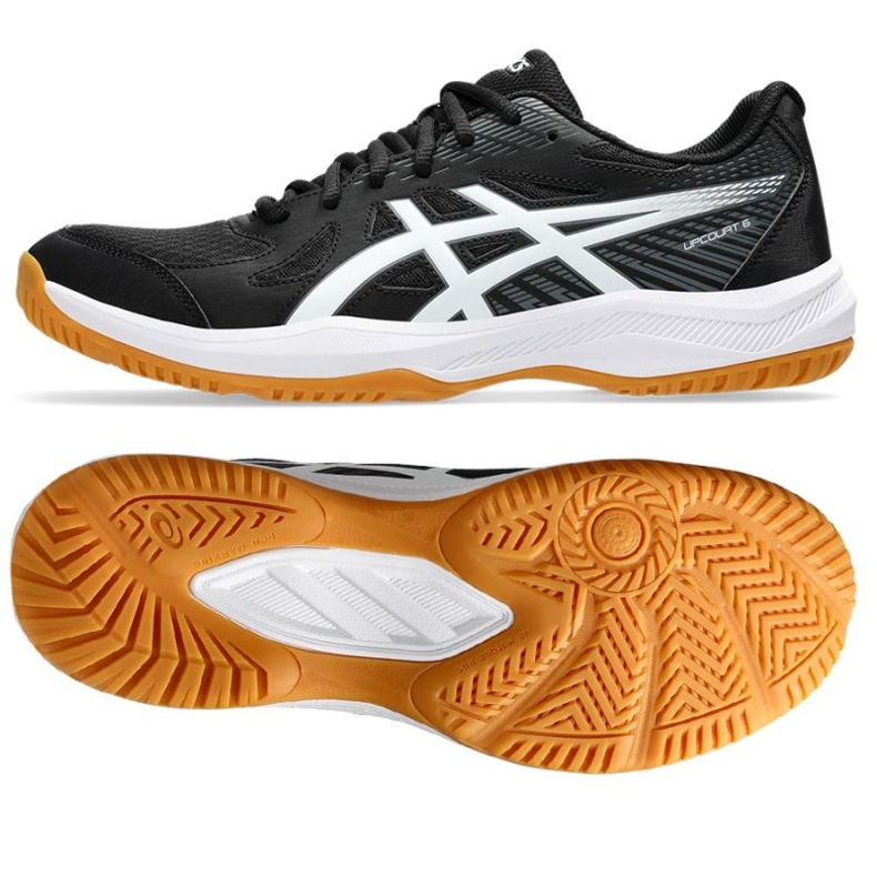 Volejbalové boty Asics Upcourt 6 M 1071A104 001 černá 1