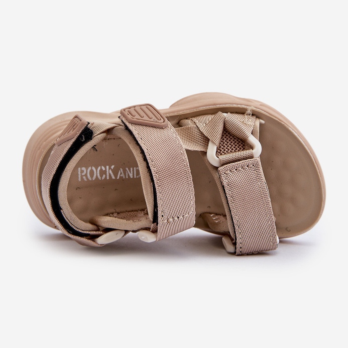 Dětské sandály se zapínáním na suchý zip, béžová Orretta béžový 2
