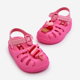 Dětské sandály na suchý zip 83486 Ipanema Summer Xiii Baby Pink růžový 2