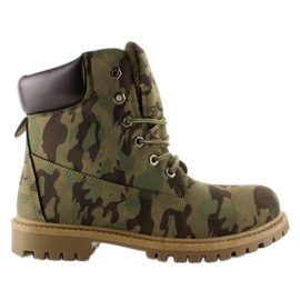 Vojenské legíny na spodním obleku Militare zelená 1