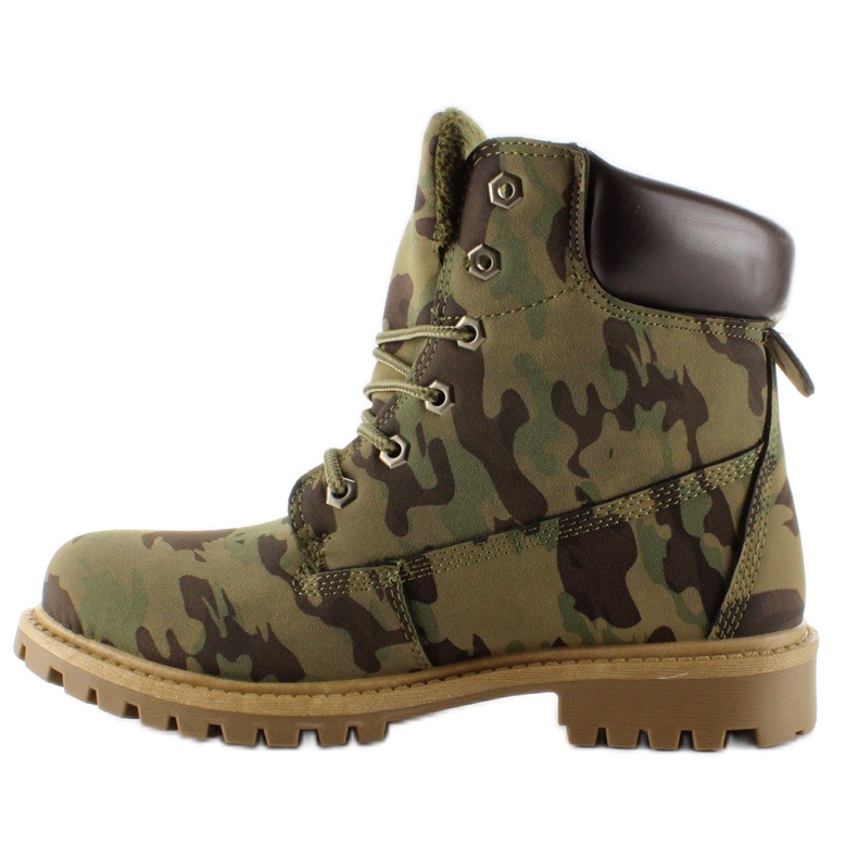 Vojenské legíny na spodním obleku Militare zelený 2
