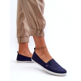 News Tenisky Slip-on Dámské námořnictvo modré 24TX02-7655 tenisky modrý 3