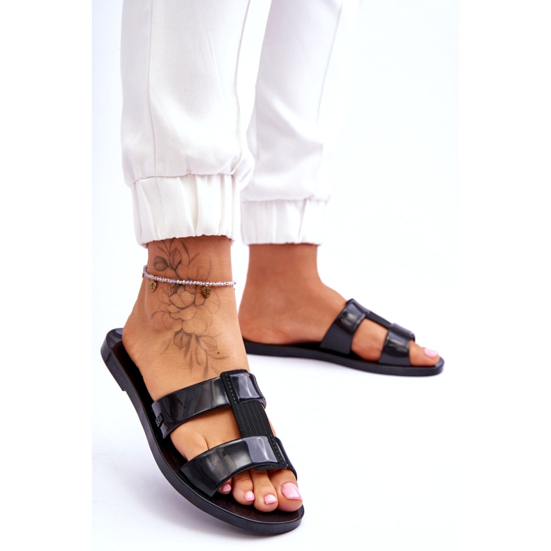 Dámské veganské flip -flops Zaxy JJ285263 Black černý 3