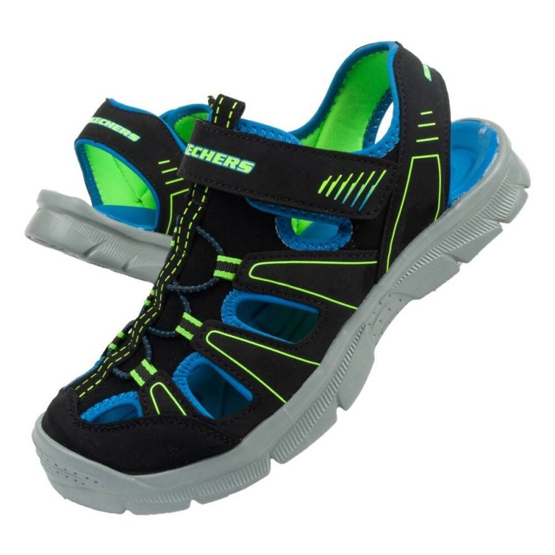 Sandály Skechers 406520L/BBLM černá 1