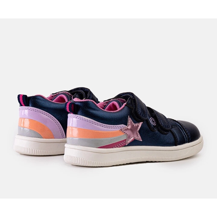 Modré dětské tenisky na suchý zip značky Dahl modrý 1