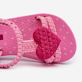 Dětské sandály se srdcem 81997 Ipanema My First Baby Pink růžový 2