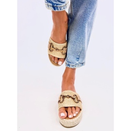 Žabky Maters Khaki espadrille béžový 2
