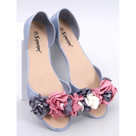 Melissa s květy Carmil Grey šedá 1