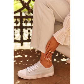 Dámské textilní klasické nízké tenisky Mint Lennabella modrý 2