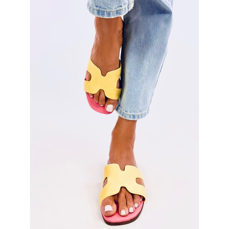 Dámské pantofle Kalani Yellow žlutá 2