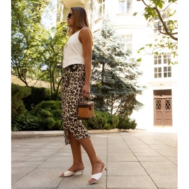 Bílé Maloua na nízkém podpatku bílý 2