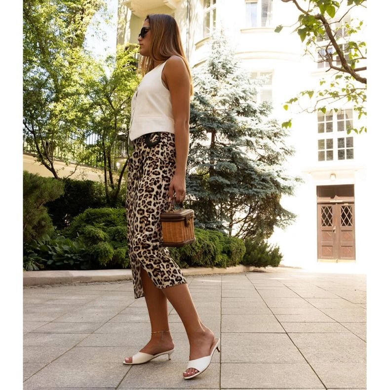 Bílé Maloua na nízkém podpatku bílý 2