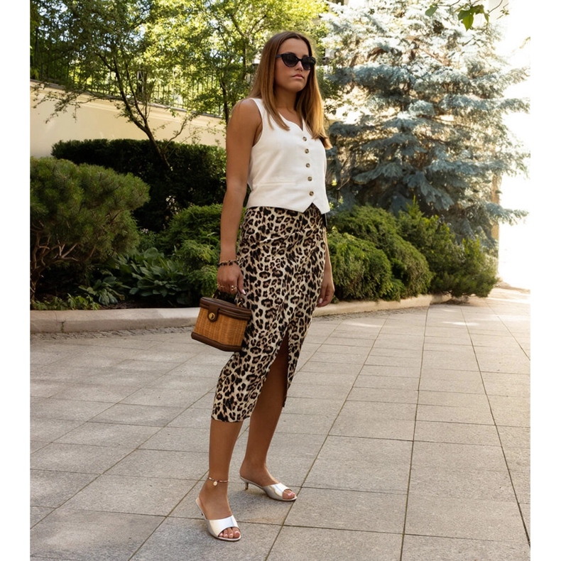 Zlaté skluzavky Maloua na nízkém podpatku zlatý 1