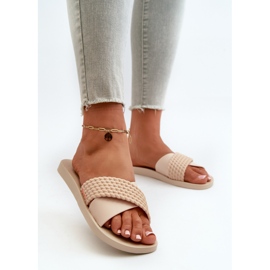 Dámské ploché žabky 83244 Ipanema Street II Fem Béžová béžový 2