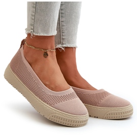 Dámské nazouvací tenisky na platformě Pink Pimadea růžový 7