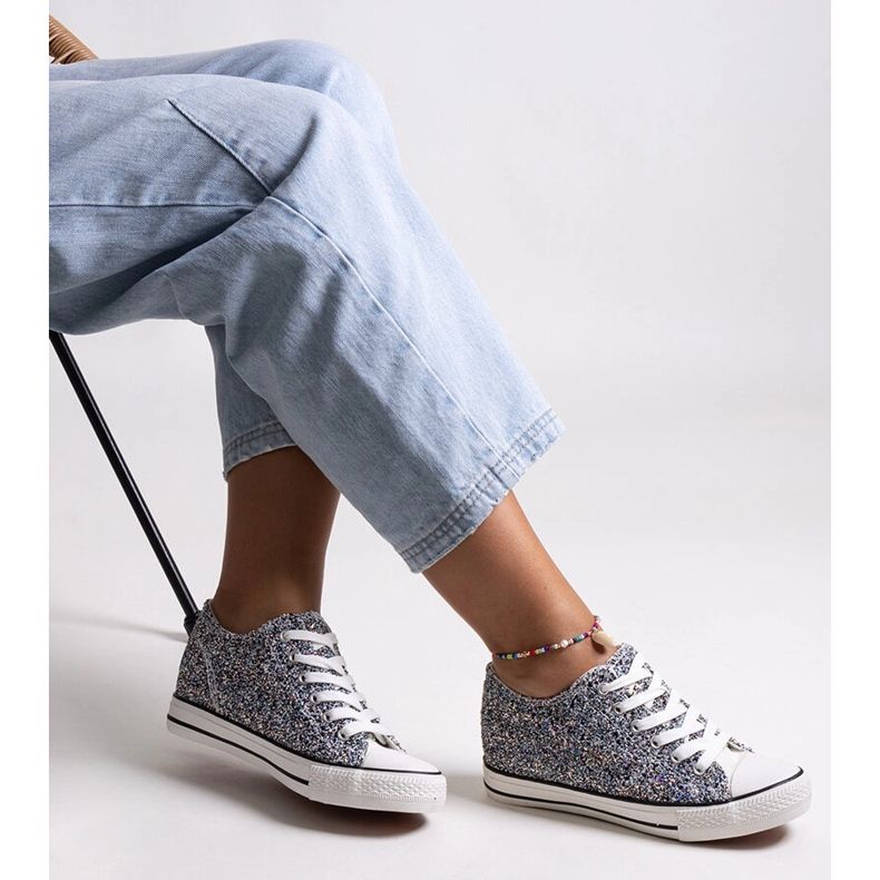 Černé lesklé vysoké tenisky Jadwa černá 1