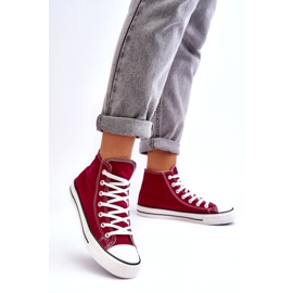 Dámské tenisky Classic High Burgundy Remos červený 3
