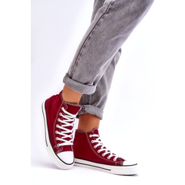 Dámské tenisky Classic High Burgundy Remos červený 2
