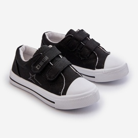 Dětské tenisky na suchý zip Big Star NN374111 Black černý 1