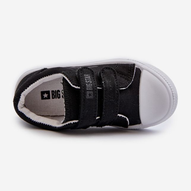 Dětské tenisky na suchý zip Big Star NN374111 Black černý 2