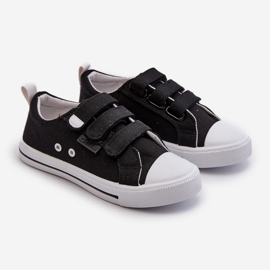 Dětské tenisky na suchý zip Big Star NN374118 Black černý 1