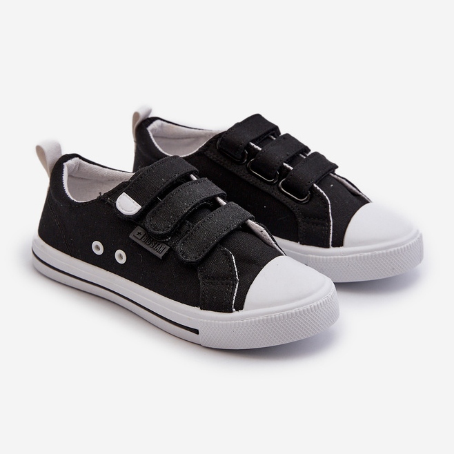 Dětské tenisky na suchý zip Big Star NN374118 Black černý 1
