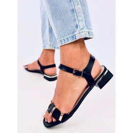 Seastar Sandály na nízkém podpatku Clary Black černý 2