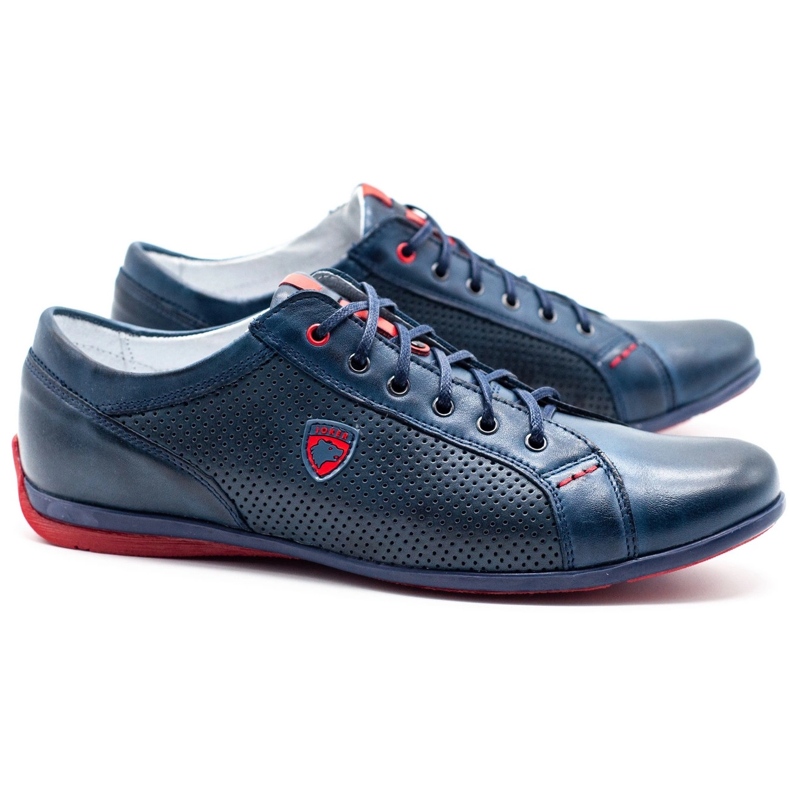 Joker Pánské boty 295j Navy Blue modrý 2