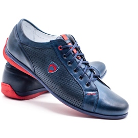Joker Pánské boty 295j Navy Blue modrý 3