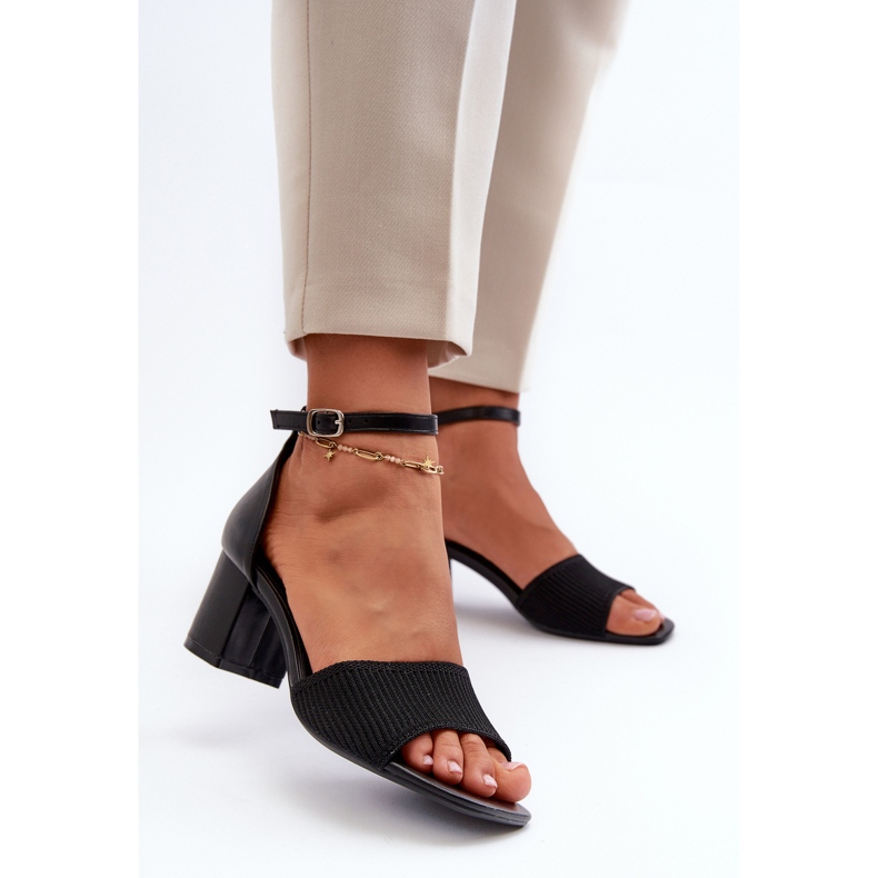 Dámské sandály na vysokém podpatku Černá Desvia 2 Dámské sandály na vysokém podpatku Černá Desvia 2