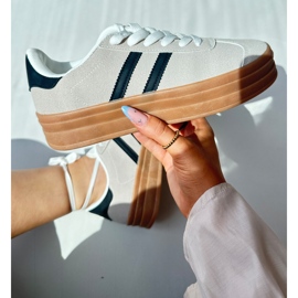 Dámské Tenisky na platformě Béžová a Černá Egelia béžový 2