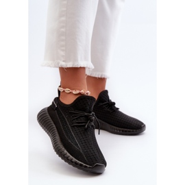 Černé dámské látkové nazouvací sportovní boty Nelmarie černá 2