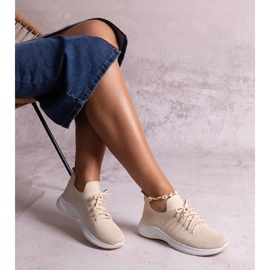 Béžové sportovní tenisky Muaza béžový 1 Béžové sportovní tenisky Muaza béžový 1