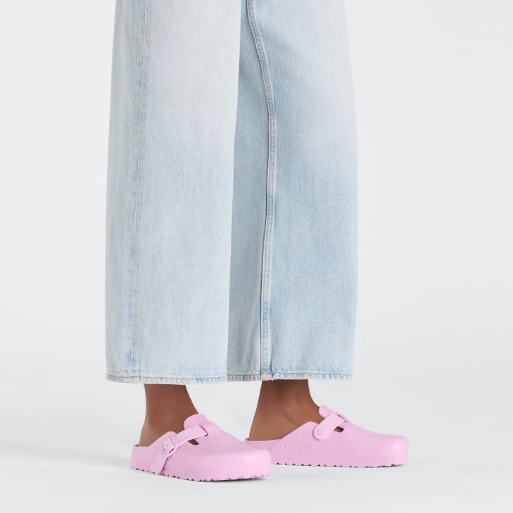 Žabky Birkenstock Boston Eva W 1027403 růžový 2